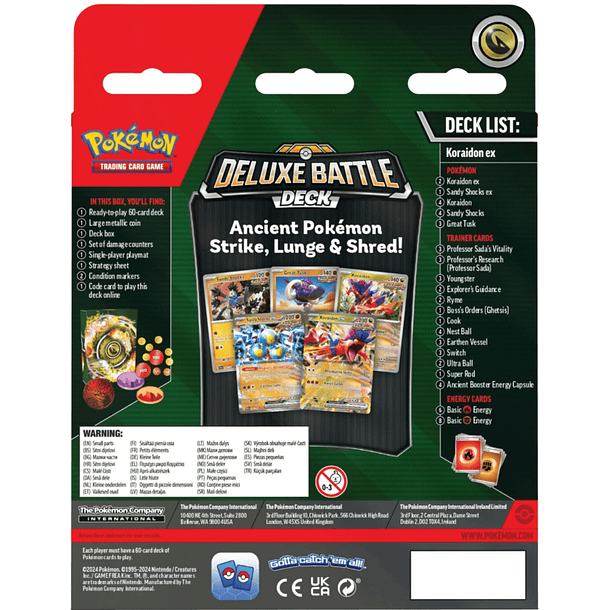 Pokemon TCG: EX Deluxe Battle deck Koraidon 2