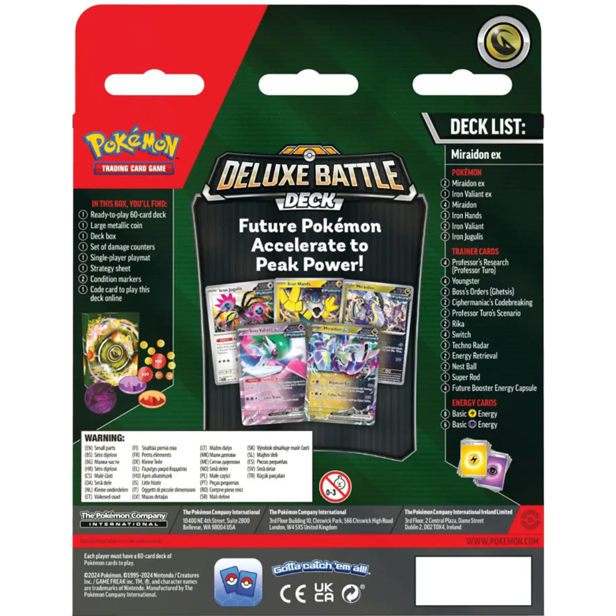 Mazo De Batalla Deluxe Zapdos Ex De Pokémon TCG – 60 Cartas Listas Para Jugar Con 3 Cartas Foil