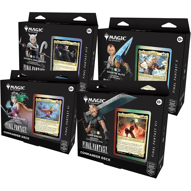 MTG: Final Fantasy Commander – Set of 4 Decks