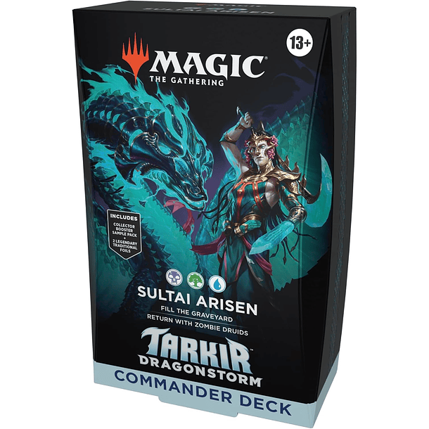 Magic: The Gathering Tarkir: Dragonstorm Commander Deck - Sultai Arisen - INGLES