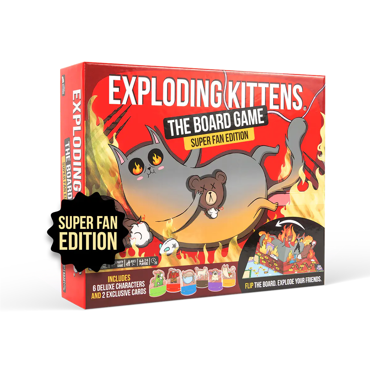 EXPLODING KITTENS THE BOARD GAME - SUPER FAN EDITION (PREMIU