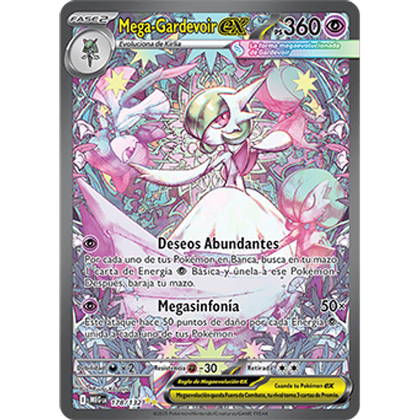 Mega-Gardevoir EX 178/132 - Español - Megaevolución