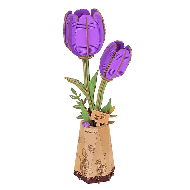 Flor Purple Tulip Tulipan Purpura Rolife