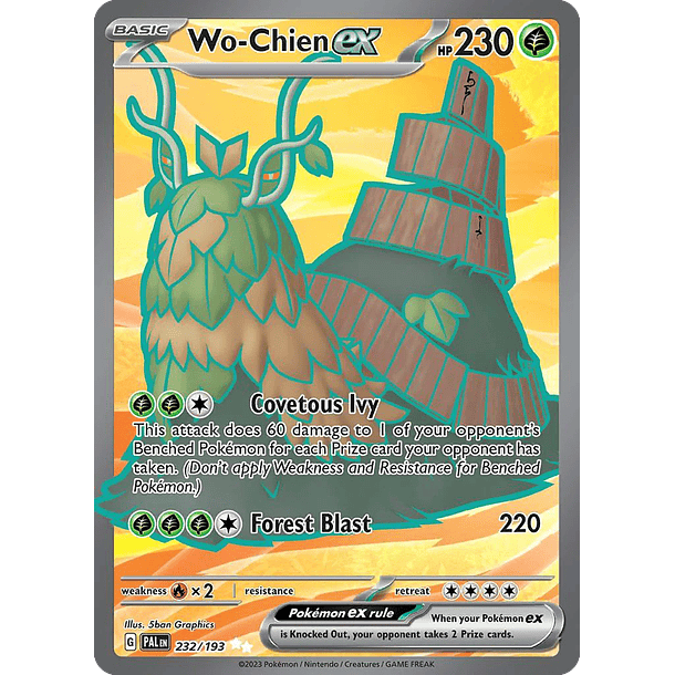 Wo-Chien EX 232/091 - Inglés- Paldean Fates