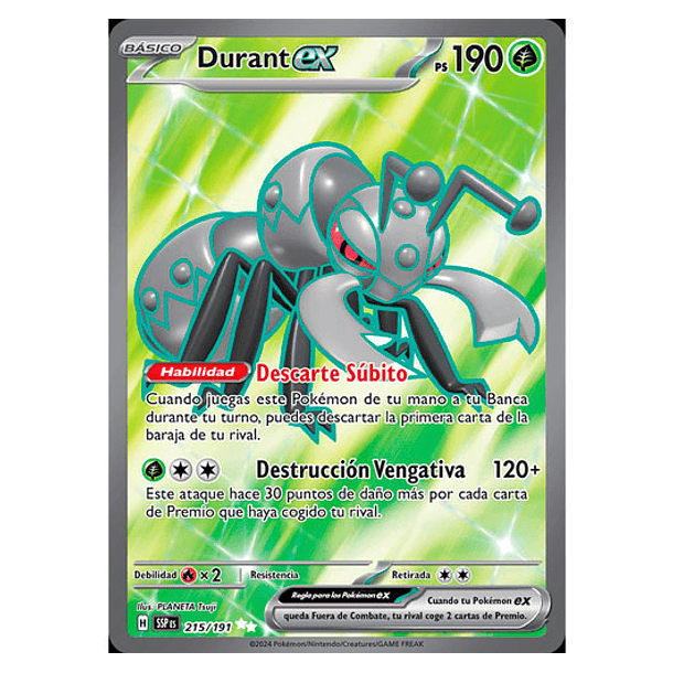 Durant EX 215/191 - Español - Surging Sparks