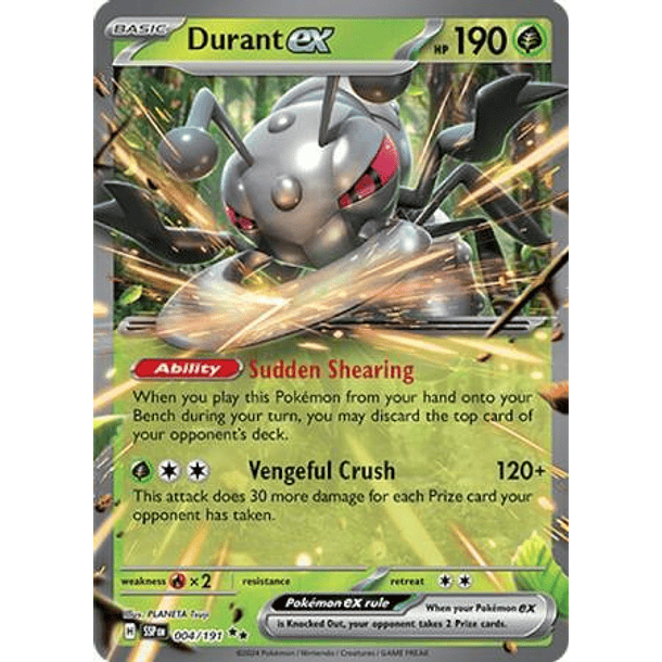 Durant EX 004/191 - Inglés- Surging Sparks