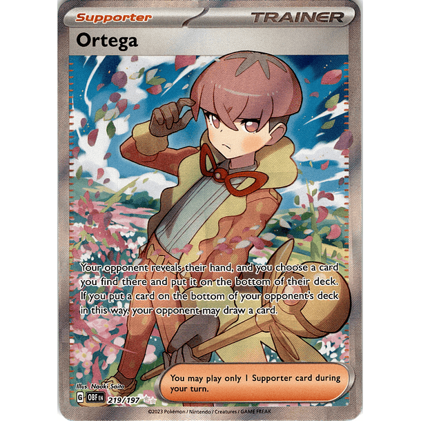 Ortega 219/197 - Inglés - Obsidian Flames