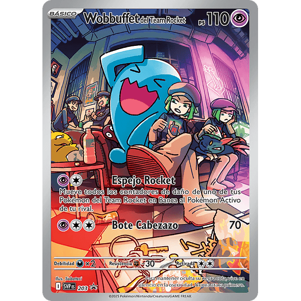 Wobbuffet del Equipo Rocket 203 - Español - Scarlet & Violet Promo Cards