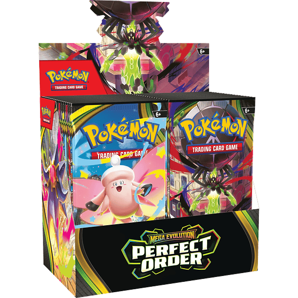 Pokemon TCG: Mega Evolution 03 Perfect Order- Booster display ingles 
