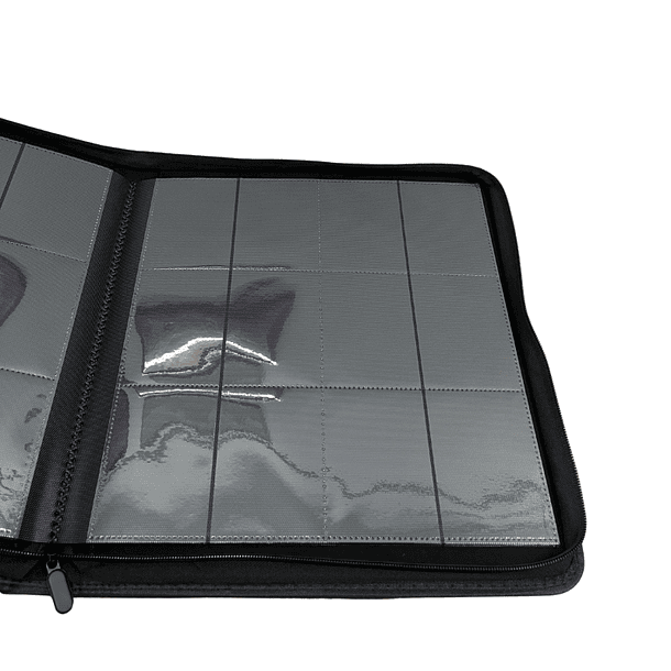 ANDES PROTECTION - 12 POCKET LEATHER BINDER - BLACK