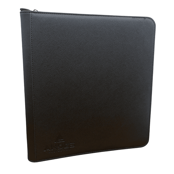 ANDES PROTECTION - 12 POCKET LEATHER BINDER - BLACK 3