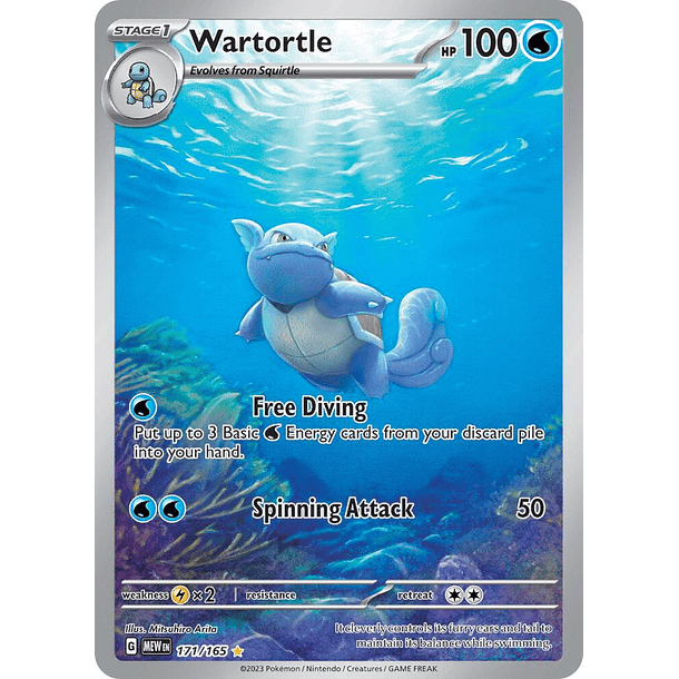 Wartortle - 171/165 - SV: Scarlet & Violet 151 (MEW)