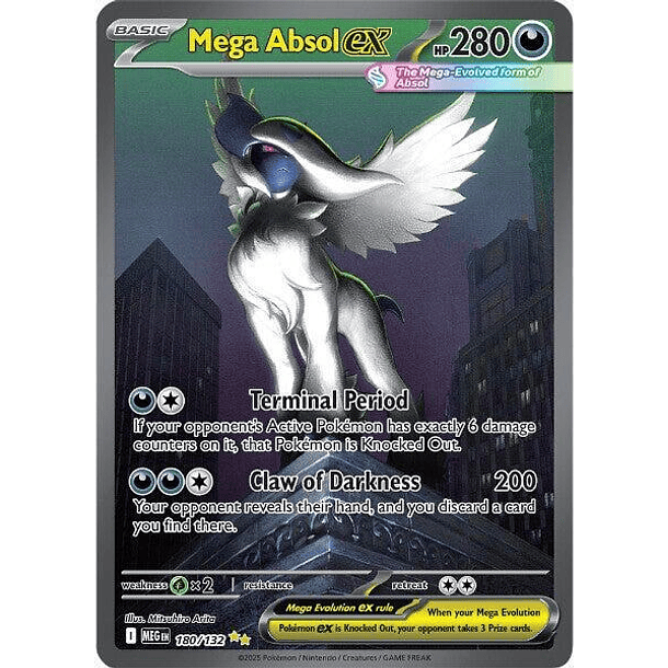 Mega Absol ex - 180/132 - ME01: Mega Evolution (MEG)