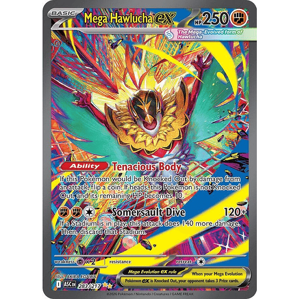 Mega Hawlucha ex - 283/217 - ME: Ascended Heroes (ASC)