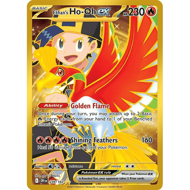 Ethan's Ho-Oh ex - 239/182 - SV10: Destined Rivals (DRI)