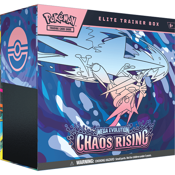 POKEMON TCG MEGA EVOLUTION - CHAOS RISING - ELITE TRAINER BOX ESPAÑOL