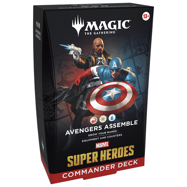 MTG Marvel Super Heroes -  Commander Deck - Avengers Assemble Español 
