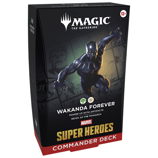 MTG Marvel Super Heroes -  Commander Deck - Wakanda Forever Español