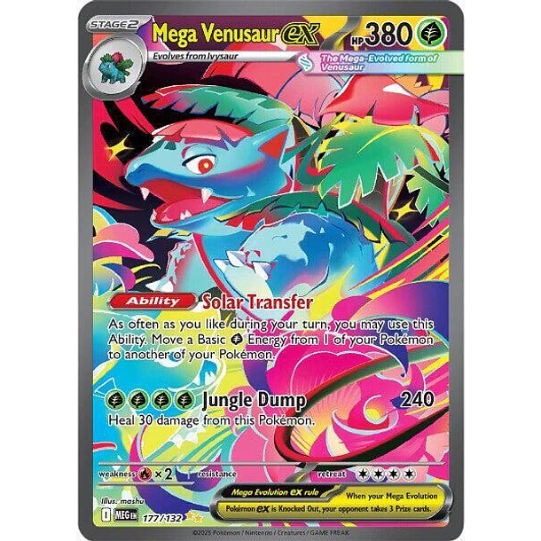 Mega Venusaur ex - 177/132 - ME01: Mega Evolution (MEG)