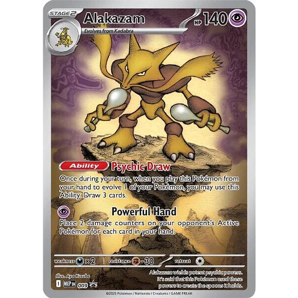 Alakazam - 009 - ME: Mega Evolution Promo (MEP)