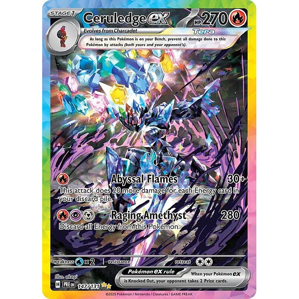 Ceruledge ex -  147/131 - SV: Prismatic Evolutions Español