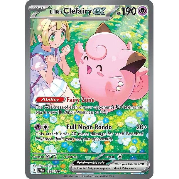 Lillie's Clefairy ex - 184/159 - SV09: Journey Together (JTG) ingles