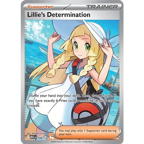 Lillie's Determination - 169/132 - ME01: Mega Evolution (MEG) Ingles