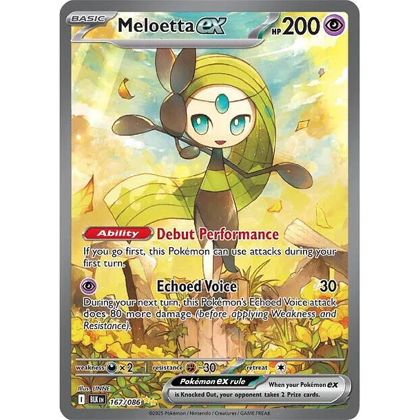 Meloetta ex - 167/086 - SV: Black Bolt (BLK) Español