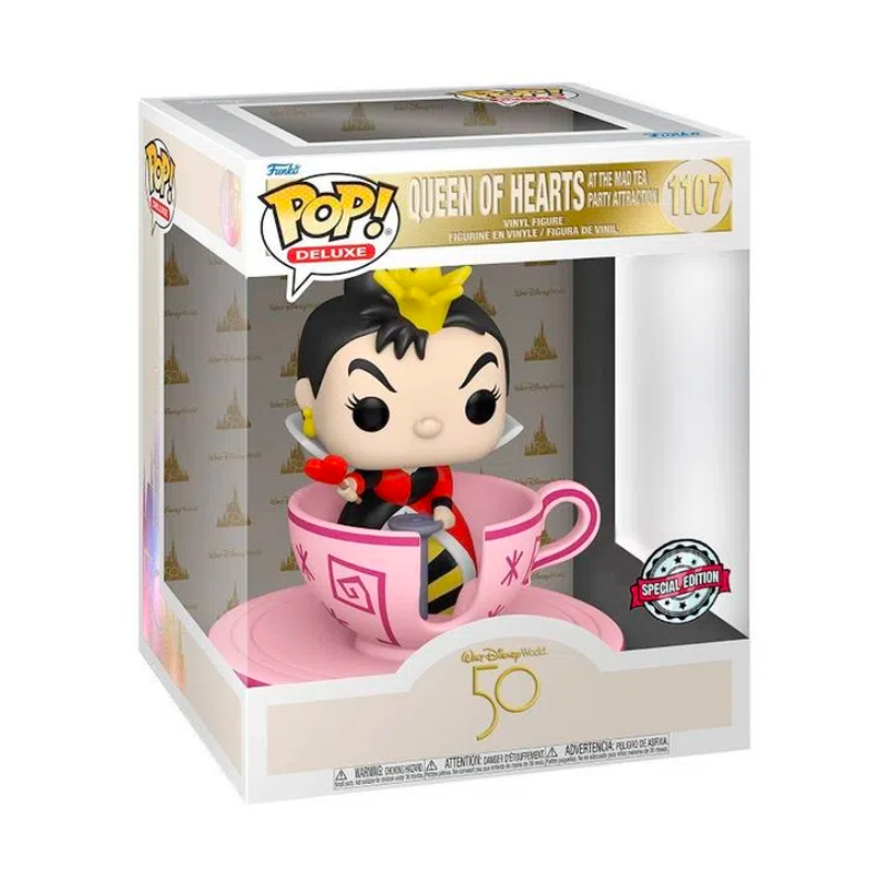 Funko Pop! Deluxe #1107 - Walt Disney World 50: Queen of Hearts at the Mad Tea Party Attraction 1
