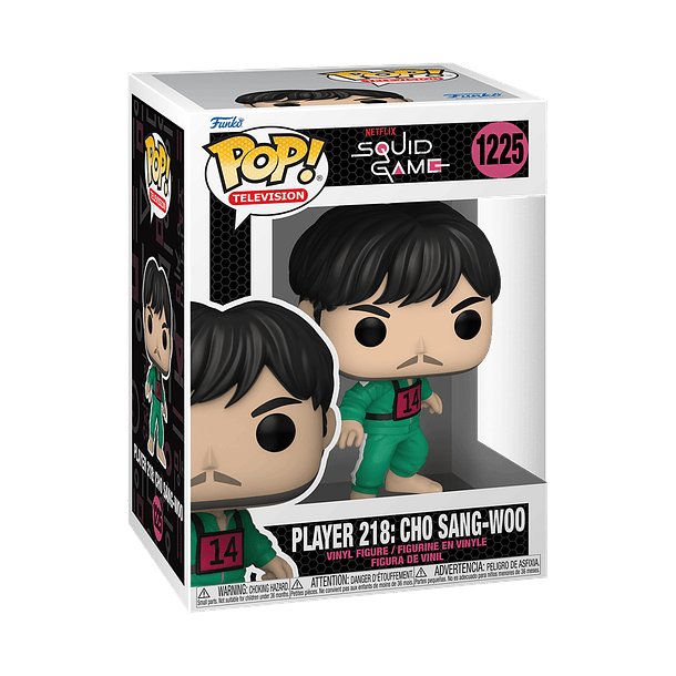 Funko Pop! Television #1225 - Squid Game: Player 218: Cho Sang-Woo