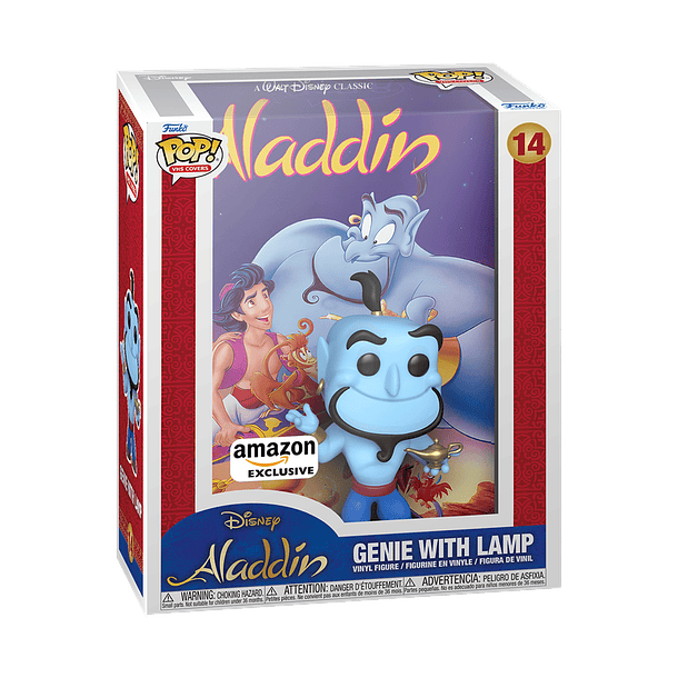 Funko Pop! VHS Covers #14 - Aladdín: Genie with Lamp