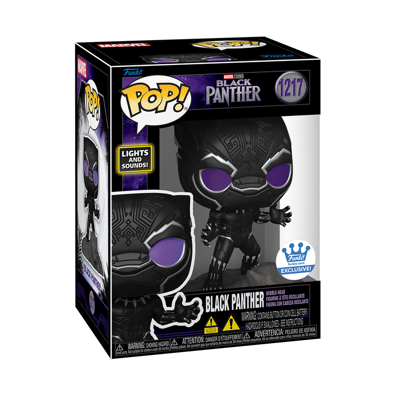 Funko Pop! #1217 - Black Panther: Black Panther (Lights and Sounds) 1