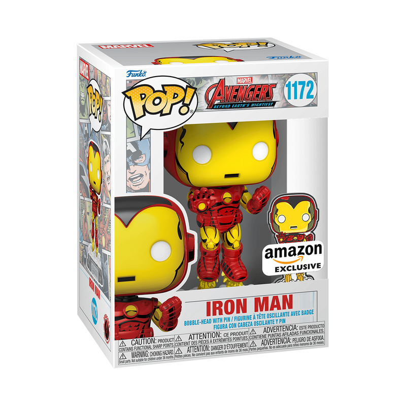Funko Pop! #1172 - The Avengers: Beyond Earth's Mightiest: Iron Man (with Pin) 1