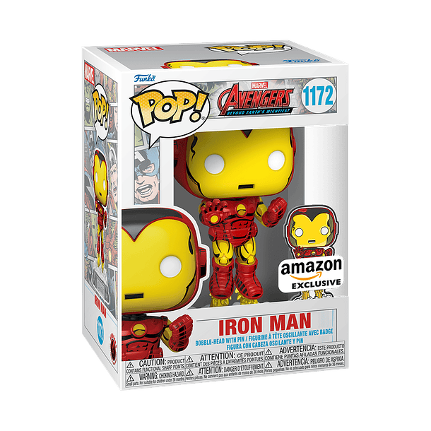 Funko Pop! #1172 - The Avengers: Beyond Earth's Mightiest: Iron Man (with Pin)