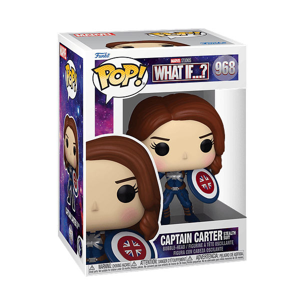 Funko Pop! #0968 - What If...?: Captain Carter (Stealth Suit)