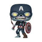 Funko Pop! #0941 - What If...?: Zombie Captain America 2
