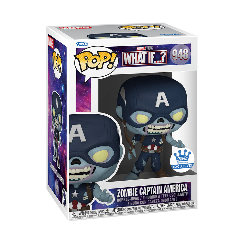 Funko Pop! #0948 - What If...?: Zombie Captain America 1
