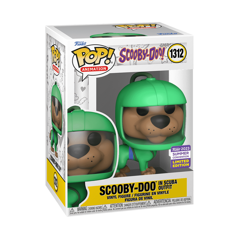 Funko Pop! Animation #1312 - Scooby-Doo: Scooby-Doo in Scuba Outfit 1
