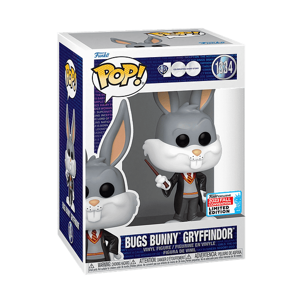 Funko Pop! #1334 - Warner Bros. 100: Bugs Bunny Gryffindor (Harry Potter)