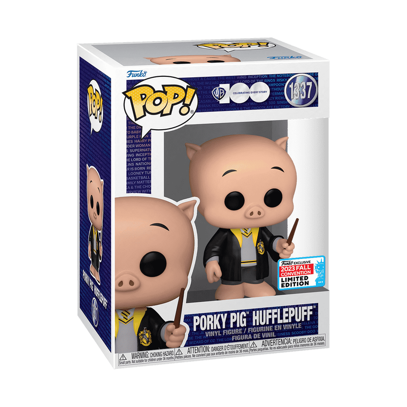 Funko Pop! #1337 - Warner Bros. 100: Porky Pig Hufflepuff (Harry Potter) 1