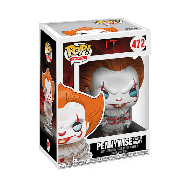 (PREVENTA) Funko Pop! Movies #0472 - IT: Pennywise (With Boat)