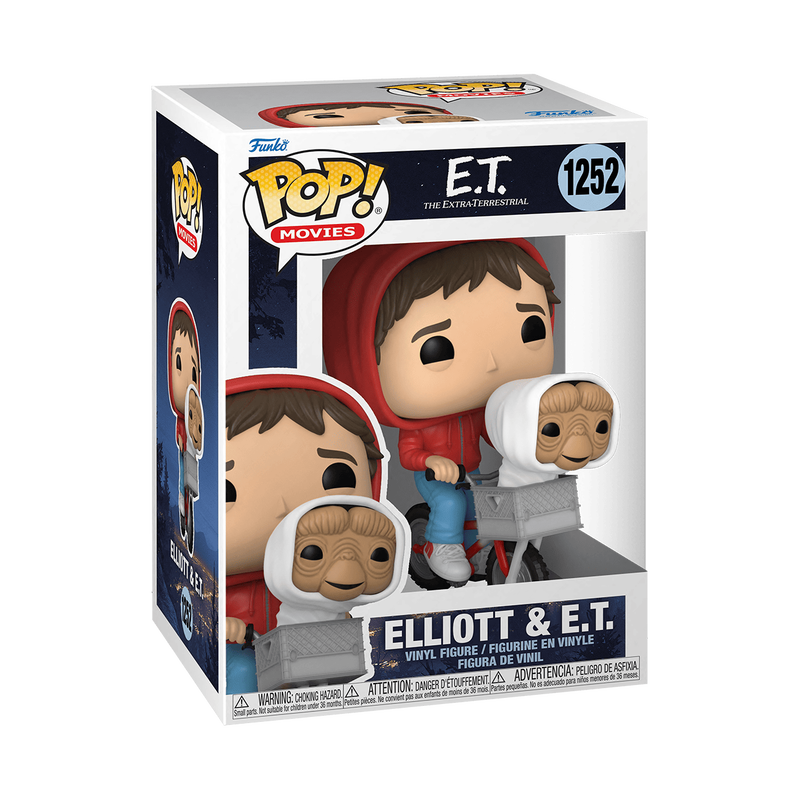 Funko Pop! Movies #1252 - E.T. the Extra-Terrestrial: Elliott & E.T. 1