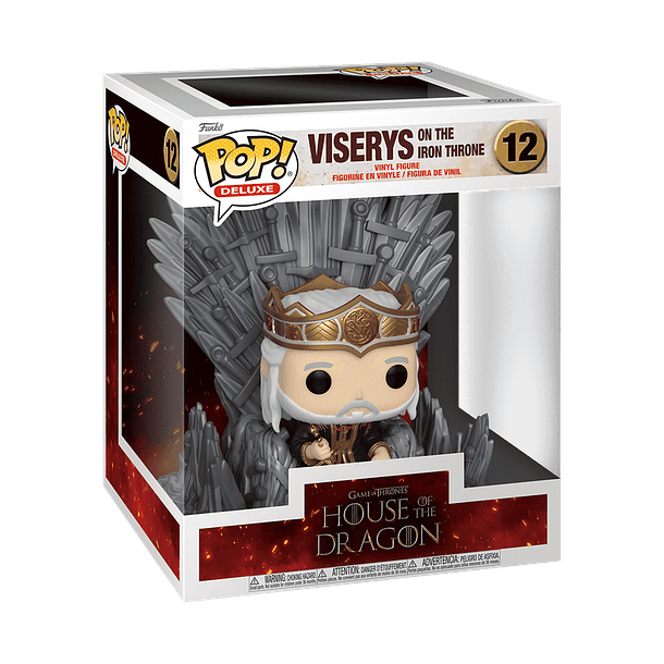 Funko Pop! #0012 - House of the Dragon: Viserys On The Iron Throne (Deluxe)