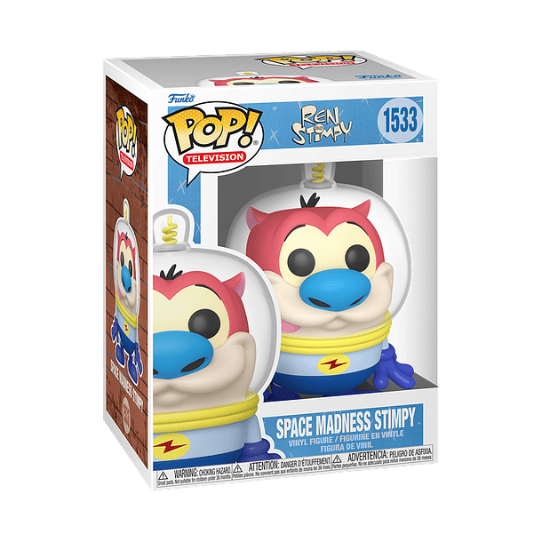 (PROXIMAMENTE) Funko Pop! Television #1533 - Nickelodeon Ren and Stimpy: Space Madness Stimpy