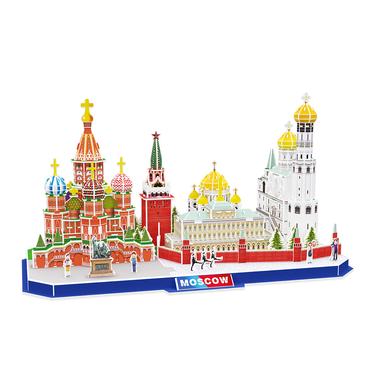 CubicFun - City Line: Moscow (Puzzle 3D - 204 piezas) 2