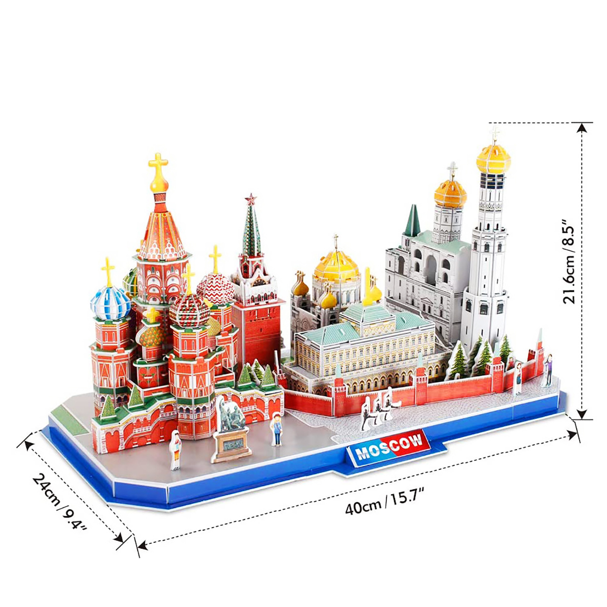 CubicFun - City Line: Moscow (Puzzle 3D - 204 piezas) 3