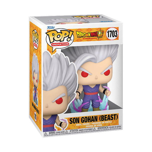 (PROXIMAMENTE) Funko Pop! Animation #1703 - Dragon Ball Super: Son Gohan (Beast) (RANDOM CHASE)