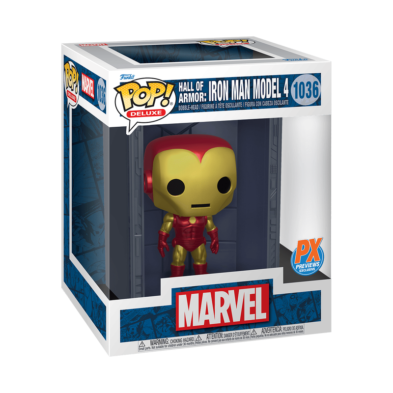 (PREVENTA) Funko Pop! #1036 - Marvel: Hall of Armor: Iron Man Model 4 (Deluxe) 1