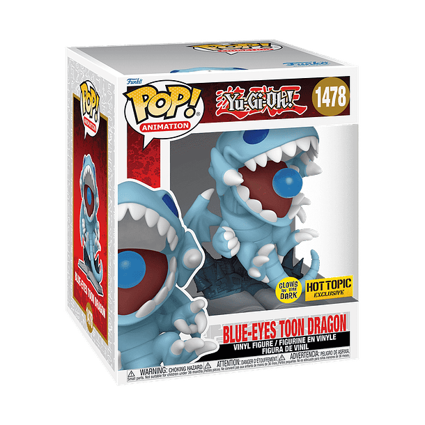 (PREVENTA) Funko Pop! Animation #1478 - Yu Gi Oh!: Blue-Eyes Toon Dragon (Glows)