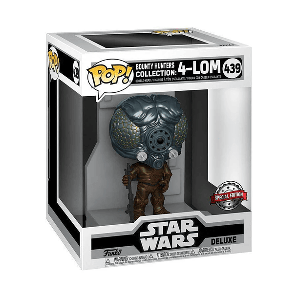 Funko Pop! #0439 - Star Wars: Bounty Hunters Collection: 4-LOM (Deluxe)